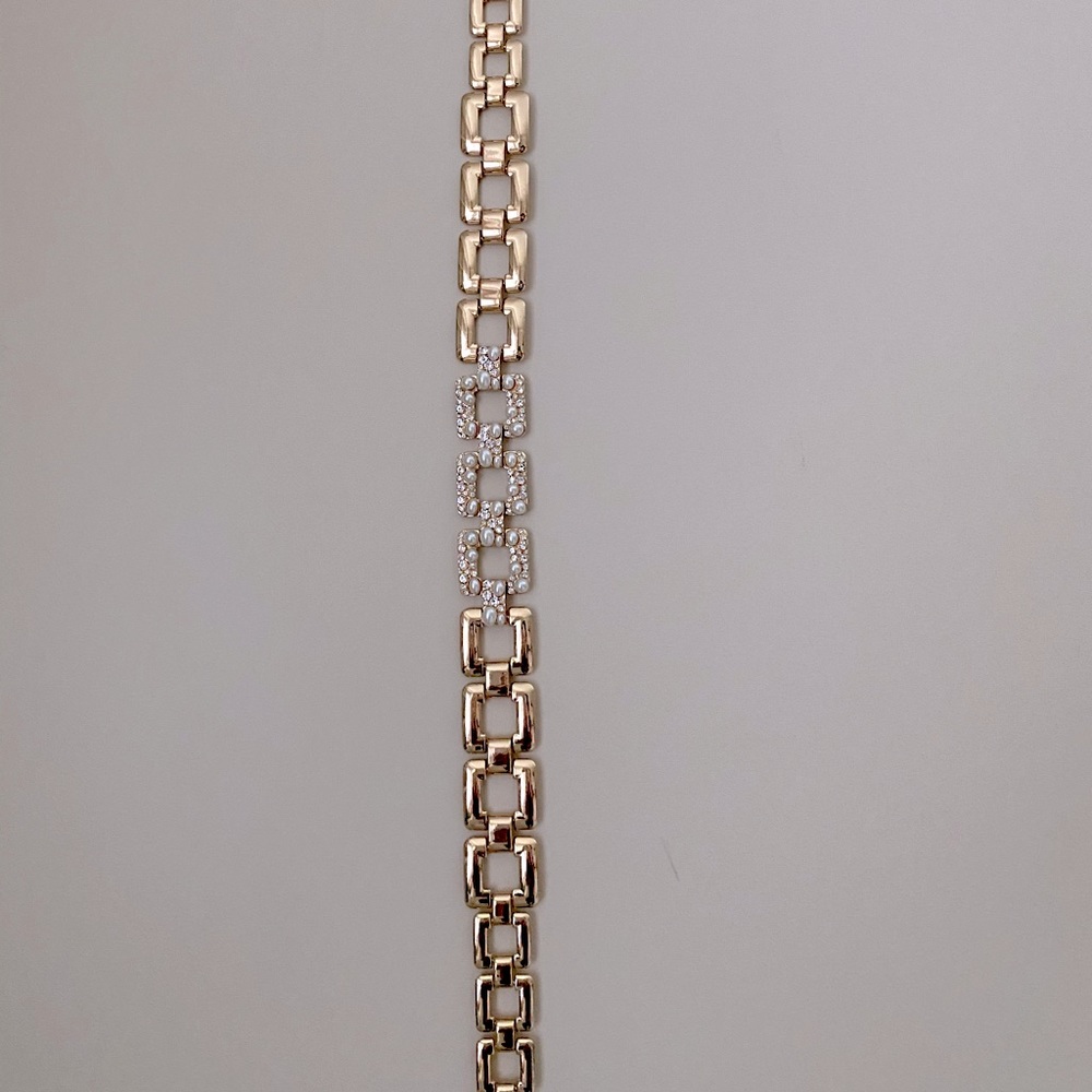 Zara | Baroque style jeweled, embellished belt ; new, unworn